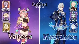 🔥 C0 Varesa OVERLOAD Goes Insane?! C1 Neuvillette Hypercarry DESTROYS Spiral Abyss 6.3