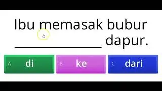 Kuiz Kata Sendi Nama l Ulang kaji Kata Sendi Nama