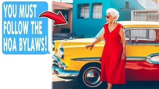 HOA Sued Old Lady $50,000 For Parking Car On Her Own Property!