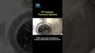 How to produce PP powder for rotational molding?Plastic pellets grinder milling machine#shorts