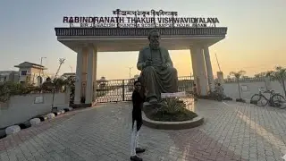 Aaj Hojai Rabindranath Thakur Vishwavidyalaya ￼￼ porch gaya 😍