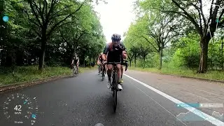 L'anneau cycliste (Polygone) du bois de Vincennes (dans un groupe)