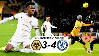 Wolves 3-4 Chelsea Carabao Cup fourth round 2025-26 | Team News | Predictions | Goals Update