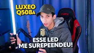 BASTÃO LED EXCELENTE PARA FOTOS E VÍDEOS! LUXEO Q508a