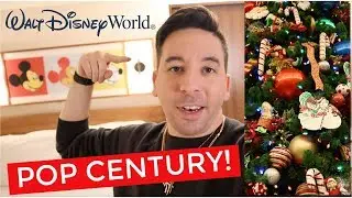 TRAVEL VLOG: Christmas Decorations at Disney's Pop Century Resort!