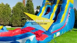 Hero Kiddo 15ft Shark Water Slide Features Walkthrough