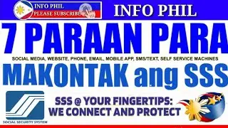 7 PARAAN PARA MAKONTAK ANG SSS 2021 | INFO PHIL