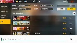 old player profile who left the game