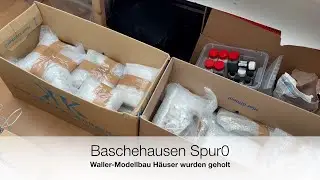 Baschehausen Spur0 - Waller Modellbau Häuser wurden geholt