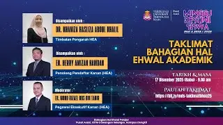 Taklimat Hal Ehwal Akademik