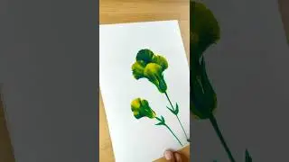Drawing with green color compilation 💚 #shorts #trending #viral #art #artist #drawing