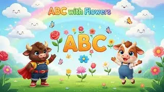 ABC with Flowers | Learn Alphabets A to Z with Flower Names for Kids | BuddyLand ABC