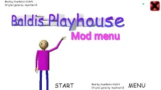 Baldi's Playhouse 1.4.3 Mod menu android port (Baldi basics mod)