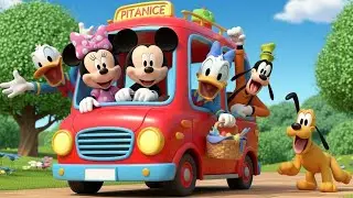 Mickey Mouse & Friends’ Picnic Bus Adventure 🚌🌈 | Fun Cartoon for Kids