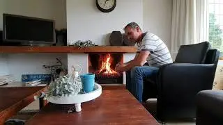 Van het gas af, gasloos ombouwen openhaard van gashaard naar houthaard met haardvuur.