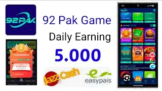 92 Pak Game withdrawal proof 92pak earning money to 92 PAK WIN GAME color trading in Pakistan