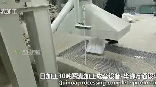 Planta procesadora de quinua, Quinoa processing plant (cleaning, saponin removing, peeling,packing)