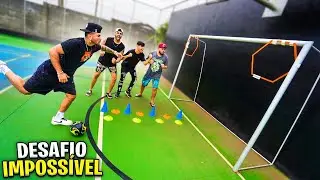 DESAFIO IMPOSSÍVEL DO FUTEBOL ⚽️!! * muito impossível mesmo kkkkk *