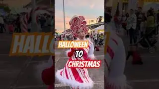 Halloween to Christmas as a variety entertainer #youtubeshorts #shorts