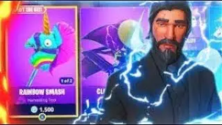 NEW SKINS ! (RAINBOW SMASH) Winning To Luck ( Fortnite Battle Royal Full Match)