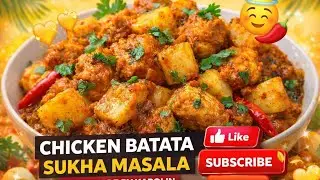 Chicken batata Sukha masala 🤤by  @karmilinreddy1481 