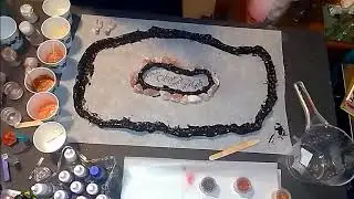 DIY Resin Art Tutorial | Making & Pouring a Free Form Geode Mold