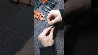 Making a Handmade Leather Watch Strap(Band) [Leather Craft]