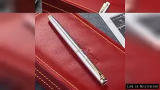 Hero 200A 14K Gold Collection Fine Steel Fountain Pen Silver Barrel With Golden & Silver Clip Fine N