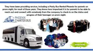Party Buses in Phoenix Are a Wonderful Idea for Prom