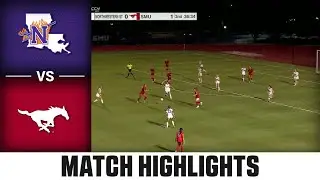 Northwestern St. vs. SMU Match Highlights | 2025 ACC Women's Soccer