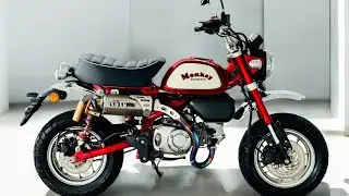 Monkey Custom &ldquo;1988 Cherry Edition&rdquo; 42xxกิโล ปี20  เจ้าของเดียวในเล่ม แต่งท่อ  OVERยกเส้น โช๊คSHOWA