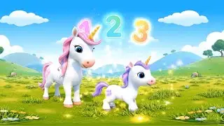 Learn Numbers with Baby Unicorn | Counting 1 to 10 | Kids Story Rhyme