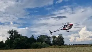 Helicopter rc 3D soft flight 700 Agile 7.2  Align motor BL850MX dominator  power  pilot Marcin 🇵🇱