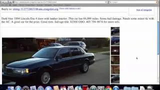 Craigslist Oklahoma City Used Cars For Sale - Best By Owner Options in 2012