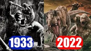 Evolution of Kong vs Trex Fight 1933 vs 1967 vs 2005 | SCYTOR