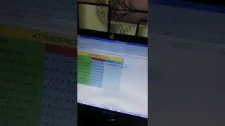 make attendance sheet | make attendance sheet in ms excel