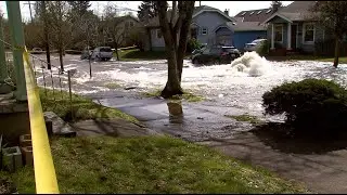 'Catastrophic' main break causes flooding in NE Portland