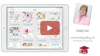 How I Organize My Goodnotes Digital Stickers