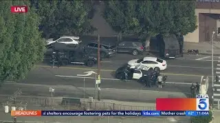 Police in standoff in Boyle Heights