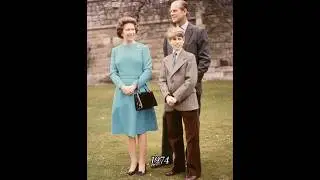 Queen Elizabeth with her son and husband. 👑🇬🇧 #royal #royalfamily #queenelizabeth #prince