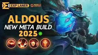 Новая сборка мета-героев Aldous 2025, эмблема и лучшие счётчики героев | Mobile Legends