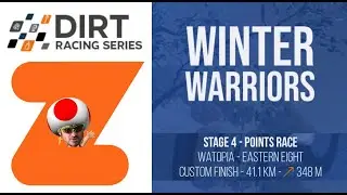 Zwift, Dirt Racing Series, Platinum, Winter Warriors, Race 4. Eastern Eight