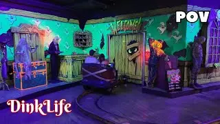 Ghost Blasters Dark Ride at Clifton Hill, Niagara Falls (POV) + Review
