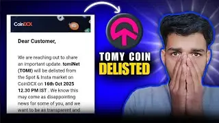 TOMI Coin Delist 16 October 2025 | Kya Karna Chahiye Ab