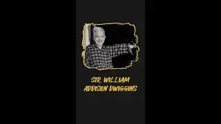 Graphic Design Facts | Sir. William Addison Dwiggins #shorts #facts #design