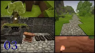 Vintage Story Season 4 - Ep 03: Storms, First Smithing, Ruins, and Path East