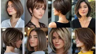 Stylish Short Bob /Hairstyle Inspire You Next Look Unique/Hair Colors Looks Very Attractive and Cool