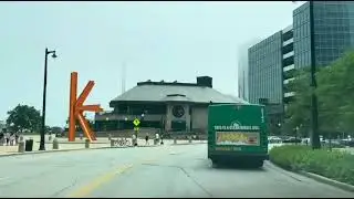 0005-Driving Tour Milwaukee Driving Downtown Wisconsin July 2025 #usa