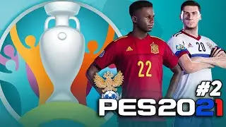 UEFA EURO 2020 за СБОРНУЮ РОССИИ в PES 2021 [#2]