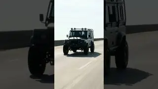 When you put 650HP in a Custom Classic Land Rover Defender 110 by HIMALAYA 🇺🇸 #landrover #defender